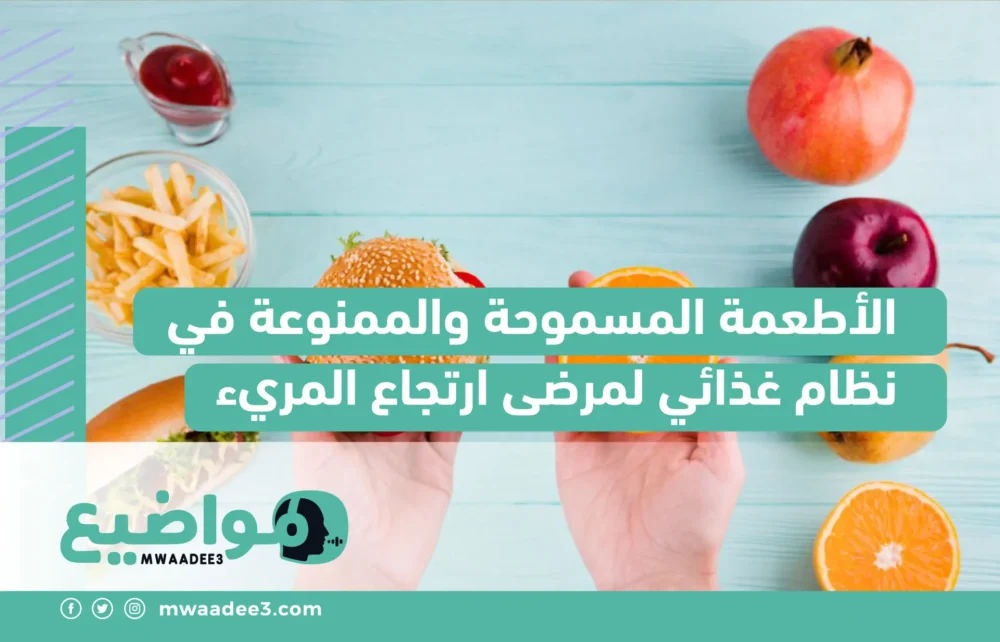 الأطعمة المسموحة والممنوعة في نظام غذائي لمرضى ارتجاع المريء