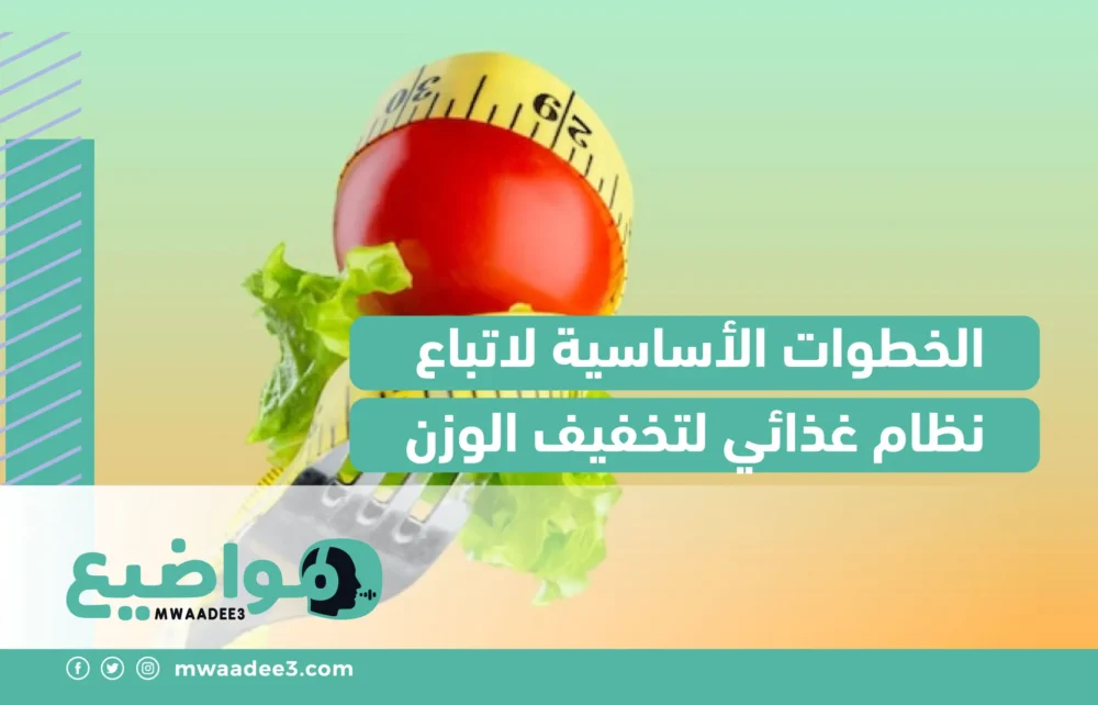 الخطوات الأساسية لاتباع نظام غذائي لتخفيف الوزن