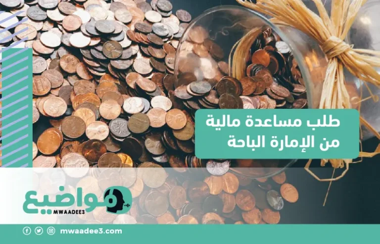 طلب مساعدة مالية من الإمارة الباحة